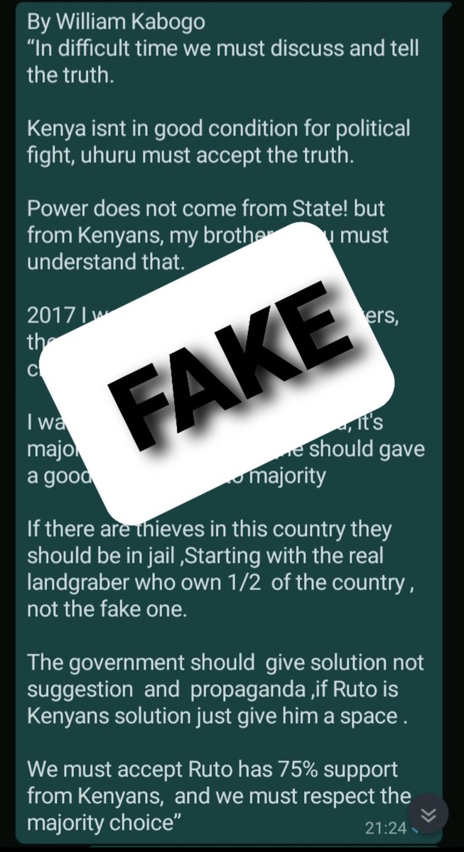honkabogo's tweet photo. Desperate fakers try some new tricks mfs. Why do you care my political stand. I’m for Wanjiku period.  Ask yourself who stands to benefits if this were true, and you’ll know the desperate group. https://t.co/6M8dewiVZa