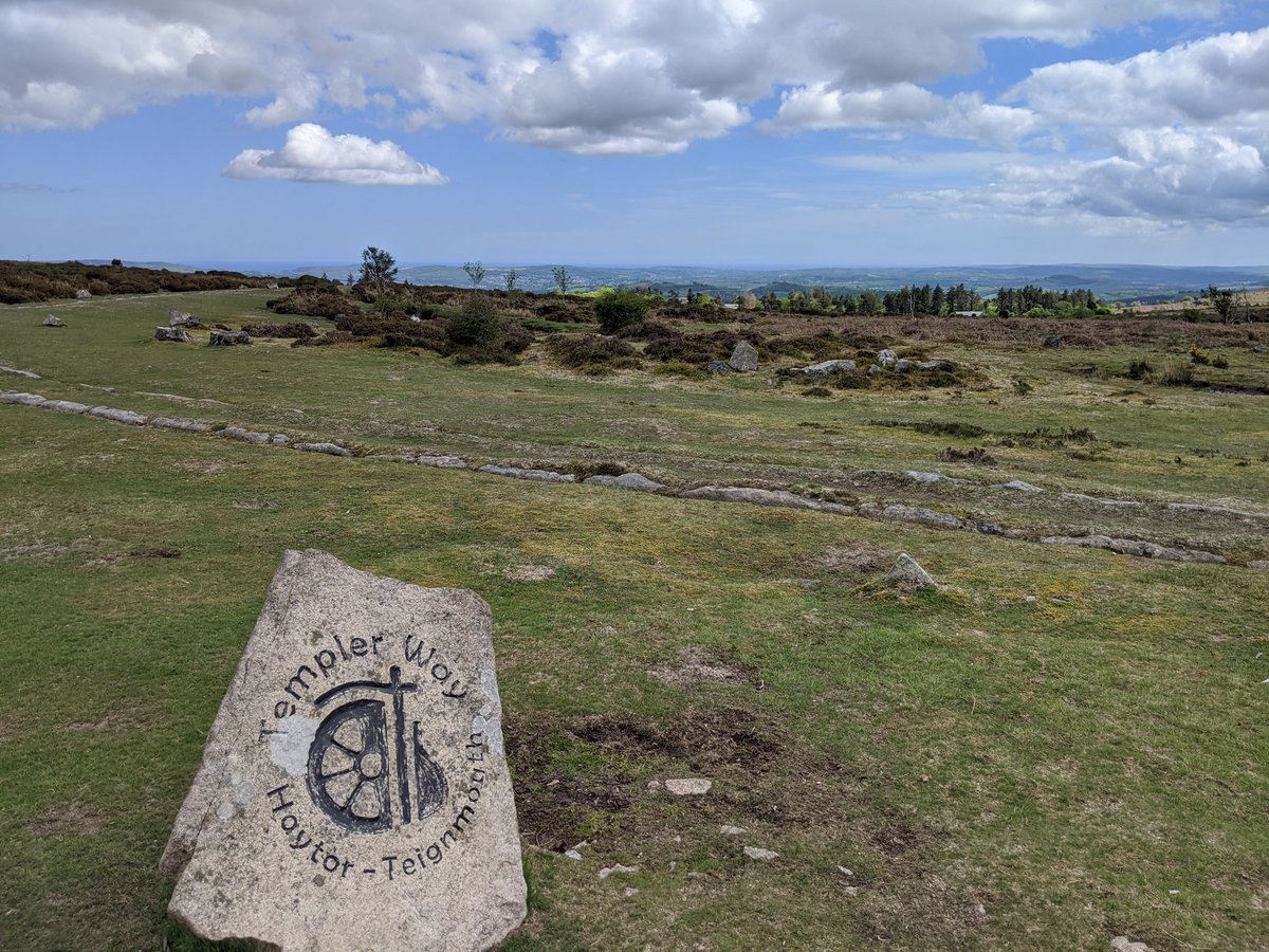 jtaylorTAUK's tweet photo. Weather was great on #dartmoor today.  Visited #haytorquarry and the #templerway for our daily exercise... #devon https://t.co/nUDeBS0e2X