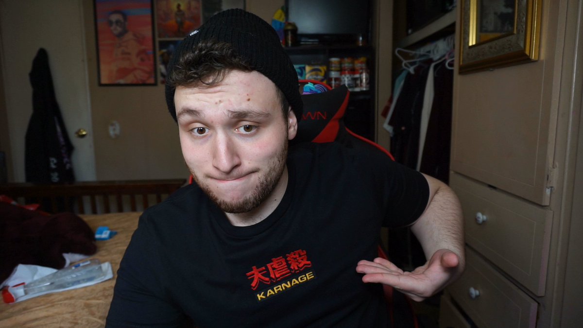 MattCoze's tweet photo. So I actually bought @KARNAGEclan #CollectionX merch back when it launched...
but I was almost 20 lbs heavier and almost none of it fit.
Now I can finally rep my team the right way β€π
feelsgoodman https://t.co/XEjSnypK6o