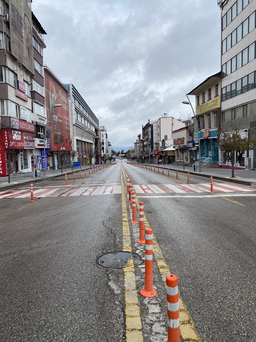 Sokağa çıkma yasağında #Erzurum