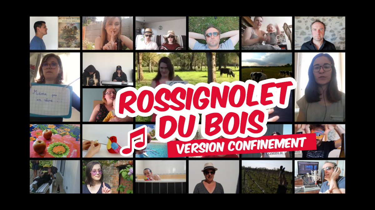 On continue à chanter, mais par caméra interposées ! 😉
La vidéo : youtu.be/bUFxrQzlk2o
#Clisson #ConfinementJour47 #QuarantineLife