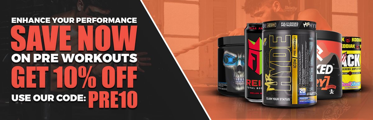 evidencebaseduk's tweet photo. SAVE 10% NOW ON PRE-WORKOUT SUPPLEMENTS

USE CODE: PRE10

SHOP NOW AT DISCOUNT SUPPLEMENTS:

https://t.co/aXspcsJi3k

#Fitness #Bodybuilding #Athletes #Diet #Food #Nutrition #Protein #Msucle #Sports #Supplements #WeightLoss #Gym #PreWorkout https://t.co/TCPpANugbJ