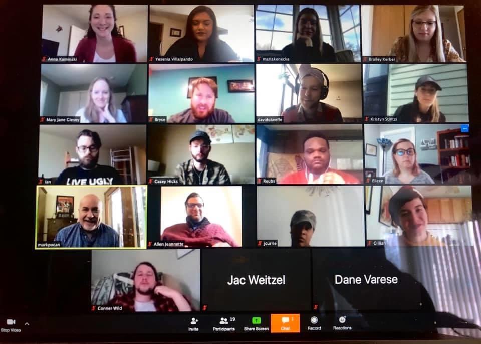 NLCWisconsin's tweet photo. Our NLC-Wisconsin 2020 Madison Fellows kicked off their last NLC weekend today! Congressman @MarkPocan, an NLC-WI founding advisory board member, spoke with them about progressive policy and labor.
#NLCInstitute https://t.co/MviPzMRkoh