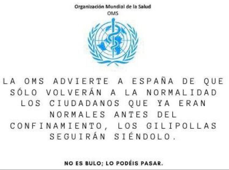 fedepenalop's tweet photo. #ÚLTIMAHORA de la #OMS https://t.co/syM9VFKLEt