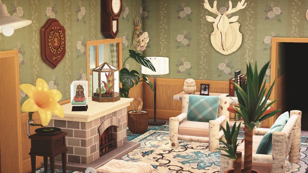 acnh cottagecore living room - lineArtDrawingsPeoplePng