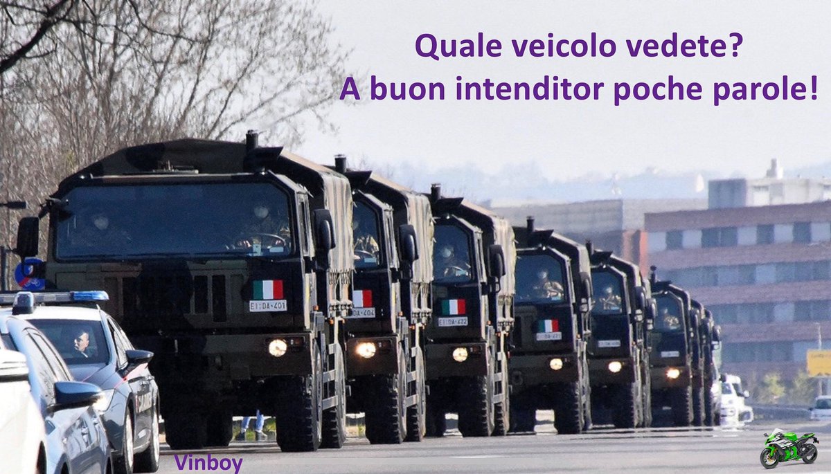 vinboy71's tweet photo. Mi è sembrato di vedere una moto?
Sottotitolo: I “paradossi” della comunicazione in Italia. #COVID19 #Kawasaki https://t.co/1TauMY03lp