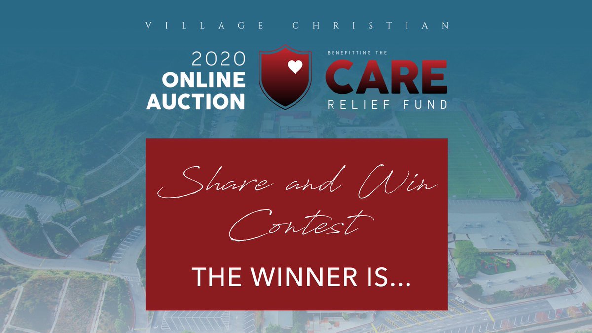 VCSCrusaders's tweet photo. THANK YOU to everyone who participated in this weekβs contest to help spread the word about our Online Auction! The winner of the $100 Landsβ End E-Gift Card is @tiffinijean! CONGRATULATIONS!
_____
https://t.co/o74z5i9JHH
_____
#VCSFamily #VCS70Years #CRUNITED #Community https://t.co/ku0KLHqtwl