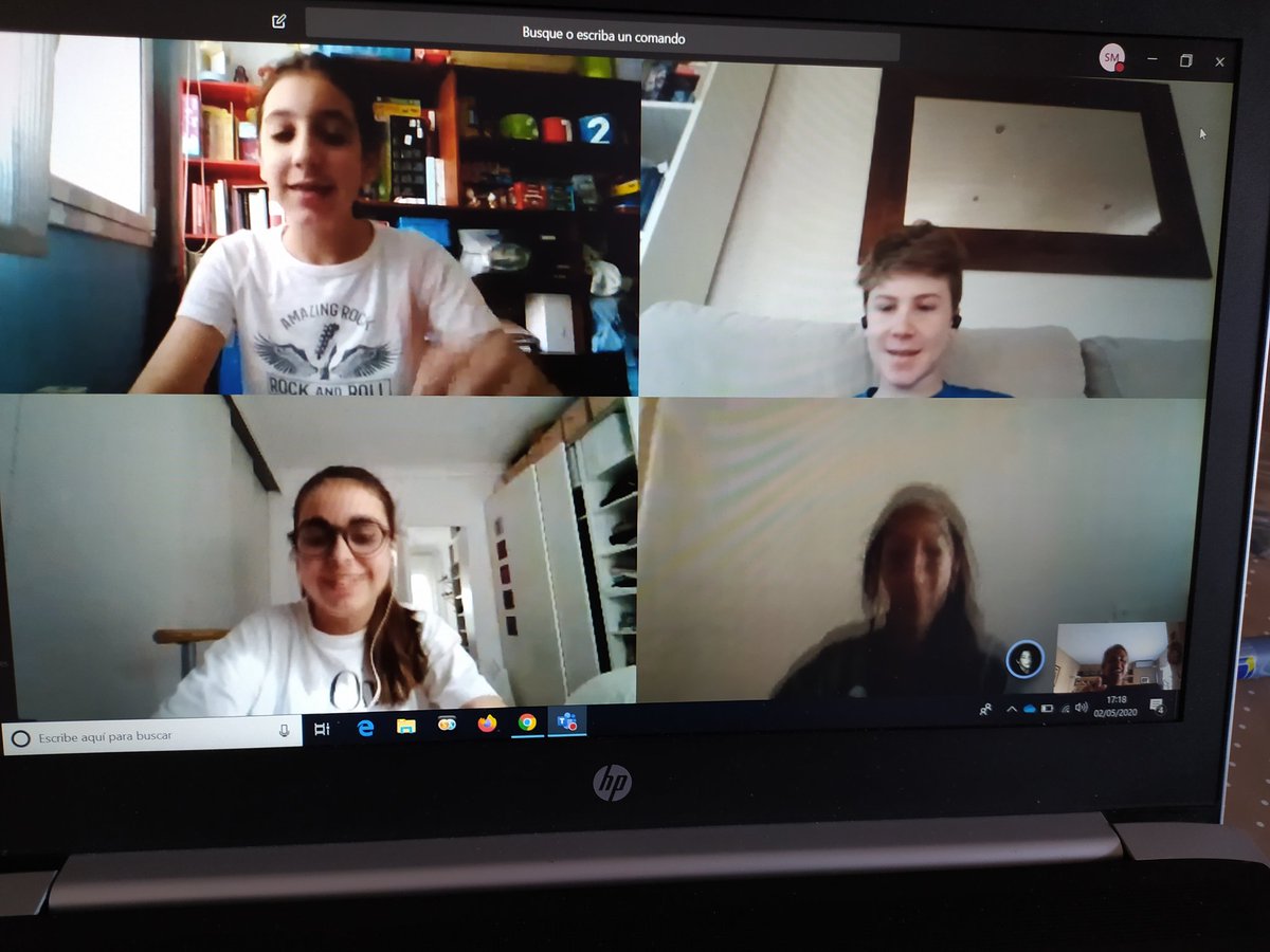 SusannaTuset's tweet photo. Tarda de trobada #RoboCorTeam 💙
Hem estat veient #FIRSTVirtualShowcase
Hem parlat del passat, present i futur, hem compartit emocions i hem rigut, hem rigut molt!🤣
Felicitem a @AldeatronRobtix finalistes a la #GlobalInnovationAward 🔝
#Flldesdecasa #morethanrobots
@FLLSpain https://t.co/wuNTpqnmaL