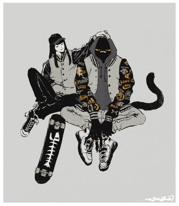 「print jacket」 illustration images(Popular｜RT&Fav:50)