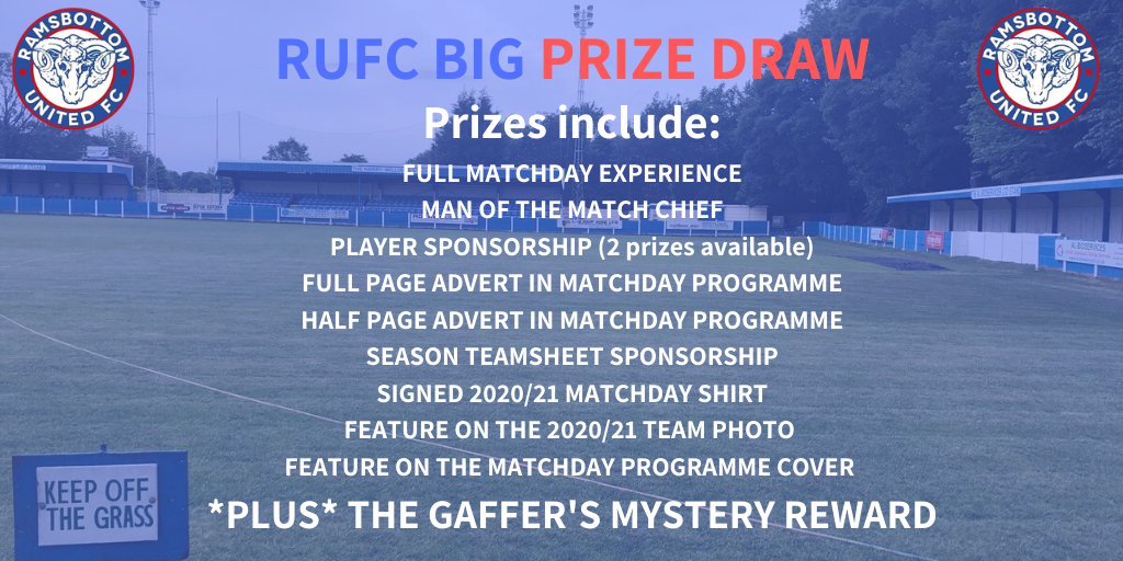 **ADDED BONUS** - For every £5 YOU donate to the GoFundMe page you get ONE ticket into our BIG PRIZE DRAW.

There are some FANTASTIC prizes to be won!

Read all about that on our website bit.ly/RUBigPrizeDraw