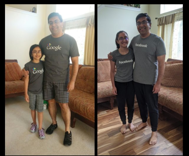 #timetravel 4 year apart.