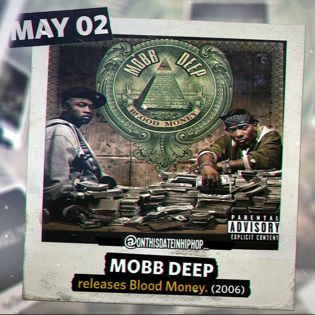 bleepthabastard's tweet photo. #OnThisDateInHipHop, #MobbDeep released their 7th album #BloodMoney on Infamous / #GUnit. Led by #HaveAParty, #PutEmInTheirPlace, #GiveItToMe and Creep, @MobbDeepHavoc and #Prodigy's album would peak at 3 on the #2pac 200. #NoTypo #RIPProdigy.
---
--
-
-… https://t.co/hVKYypa8Ns https://t.co/7JKPM9VCh2