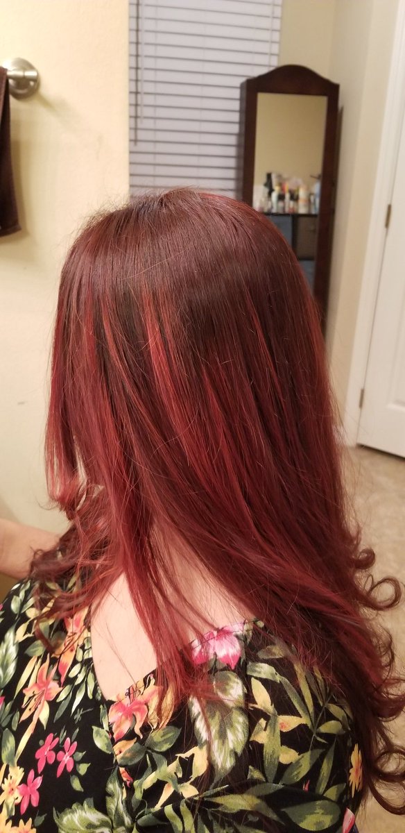 tinked23's tweet photo. my lovely sister, my redhead experiment. https://t.co/4Rmn9sZR76