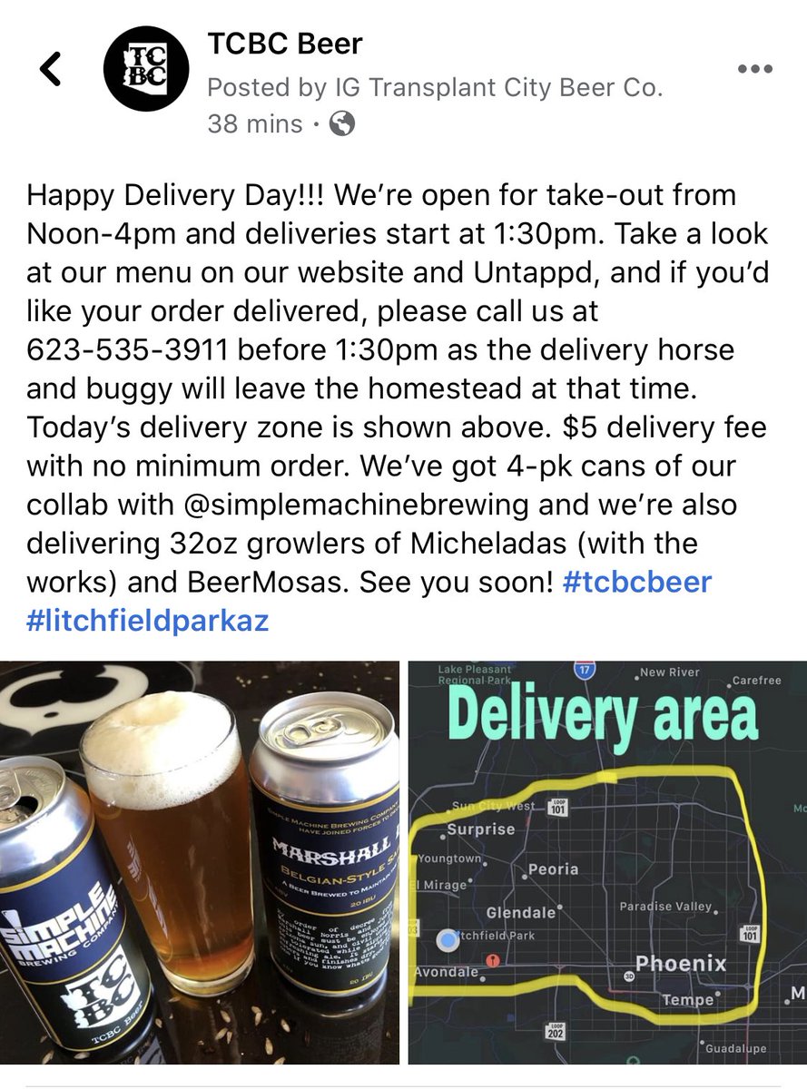 TCBCBeer's tweet photo. Open on a limited basis and it feels GOOD. https://t.co/nPYtdHDSE4