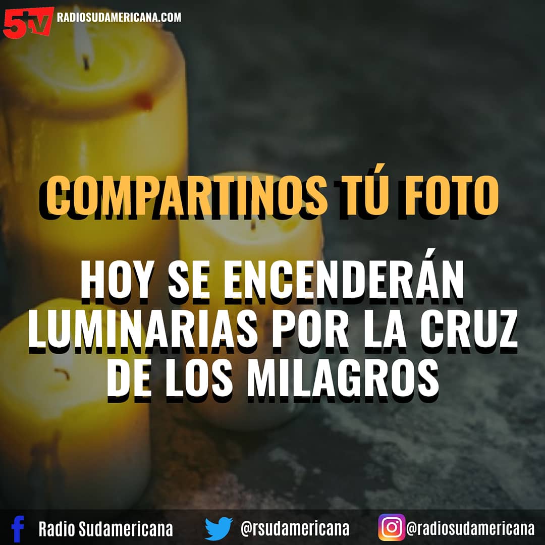 rsudamericana's tweet photo. 🕯️LAS LUMINARIAS del #MilagroDeLaCruz 🙏✝️
😊Una de las tradiciones más arraigadas en el ser correntino es la de las luminarias en la noche previa a la celebración del Milagro de la Cruz.
🕯️🕯️🕯️🕯️🕯️🕯️🕯️
#COMPARTINOS👇 TU FOTO👩💻 https://t.co/TnVAiQeqZZ