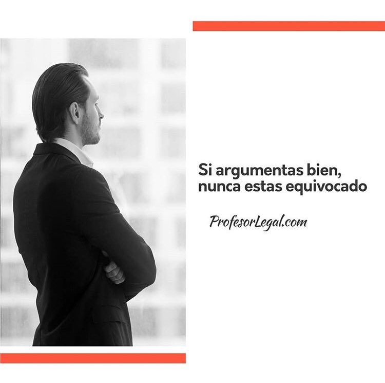 Profesorlegal's tweet image. Para saber #argumentar debes tener una buena formación jurídica.  Estudia para tu privado o actualización con nosotros 👉 profesorlegal.com