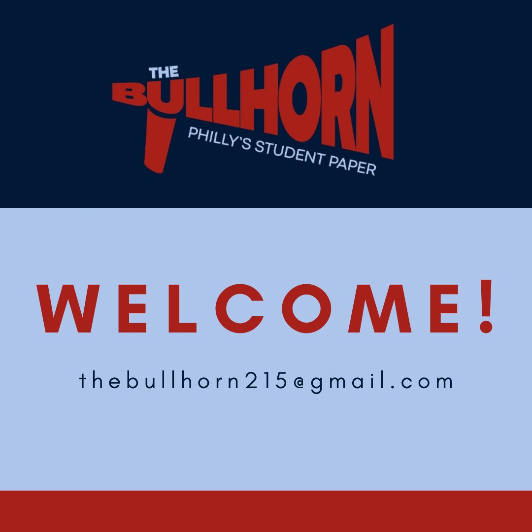 Welcome to the official Twitter of Philly’s student newspaper. “The Bullhorn” is run entirely by fifteen Philadelphia students from SLA Beeber, Masterman, CAPA, Frankford, Central, Saul, Parkway Center City and Furness!