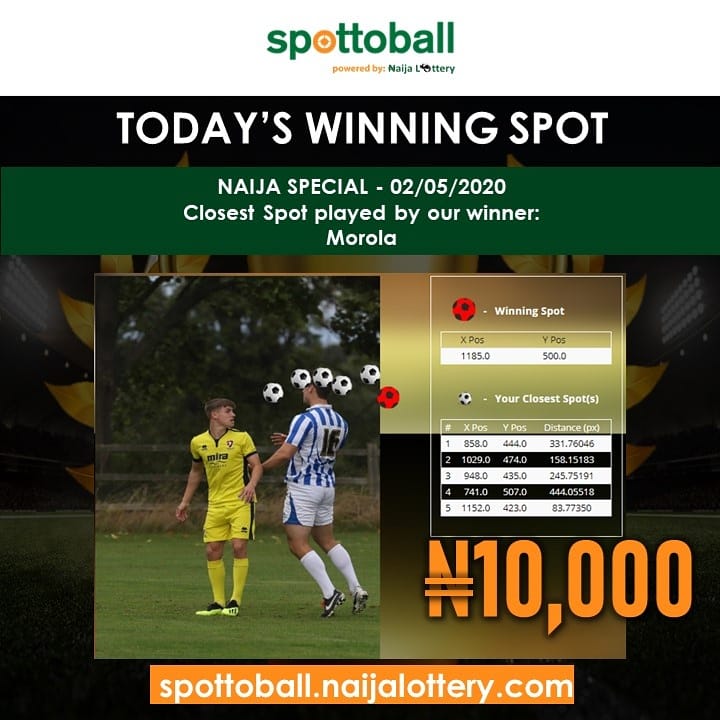 NaijaLottery's tweet photo. Winners of our Naija Special game!
Tomorrow is another day!
Winning never stops with us. Click link in bio to win now.
https://t.co/qHiOyxz6n5
#NaijaLottery #SpottoBall #SportsLottery https://t.co/Bmqono1Rqn