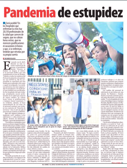 ensustrece's tweet photo. En @ensustrece: el 15% de profesionales de la salud -o sea 20,510- trabaja con contratos de “locación de servicios” y, por ende, carece de seguro, no cobra horas extras, no merece gratificaciones ni vacaciones ni bonos y, si se enferma, tendrá que vérselas por su propia cuenta. https://t.co/gXMQGmhdFc