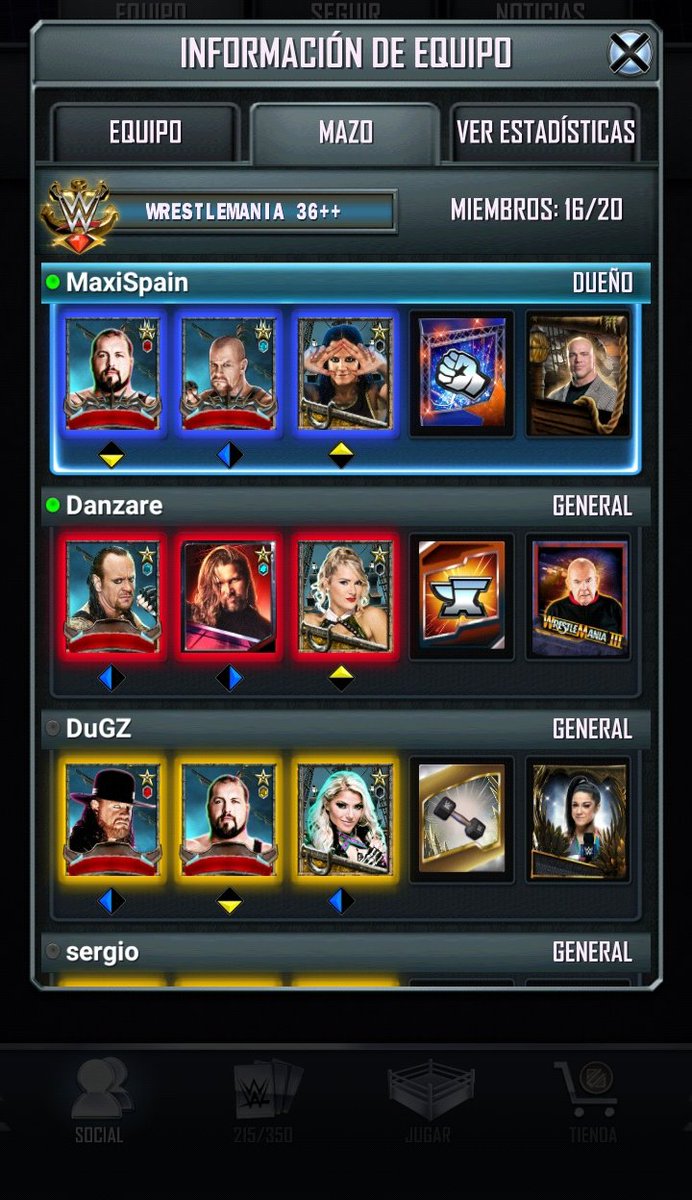 MaxiSupercard's tweet photo. @Supercard_ESP @WWESuperCard  Buscamos miembros activos somos un equipo wm36++ nos llamamos Lwo PS4 league https://t.co/XRbe3LrxJl