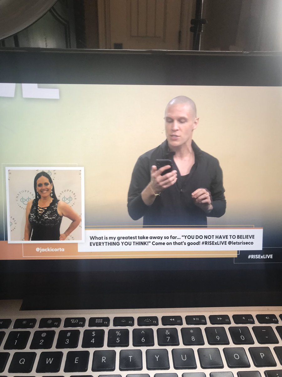 Yep that’s me on Rise Live with <a href="/msrachelhollis/">Rachel Hollis</a> <a href="/MrDaveHollis/">Dave Hollis</a> #RISExLIVE <a href="/letsriseco/">letsrise.co</a>