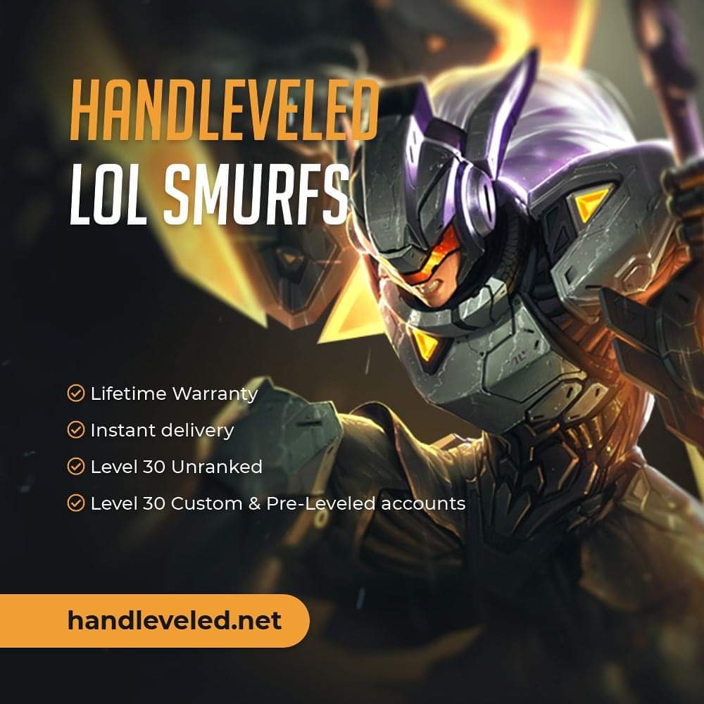 Unopened Loot Smurf, Handleveled LOL Accounts