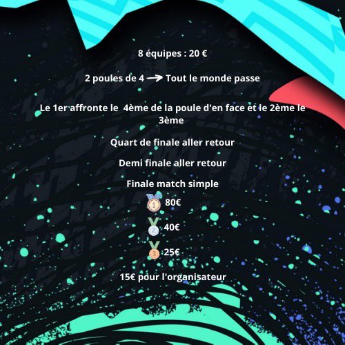 🚨 Tournoi dimanche 3 mai 22H 🚨