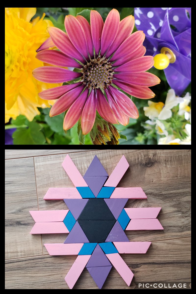 Mrs_Penlington's tweet photo. Today we are recreating flowers and plants found at home using #patternblocks and #deciblocks. #creative #art #math #challenge #mathisart https://t.co/Xz9MaVPzbm