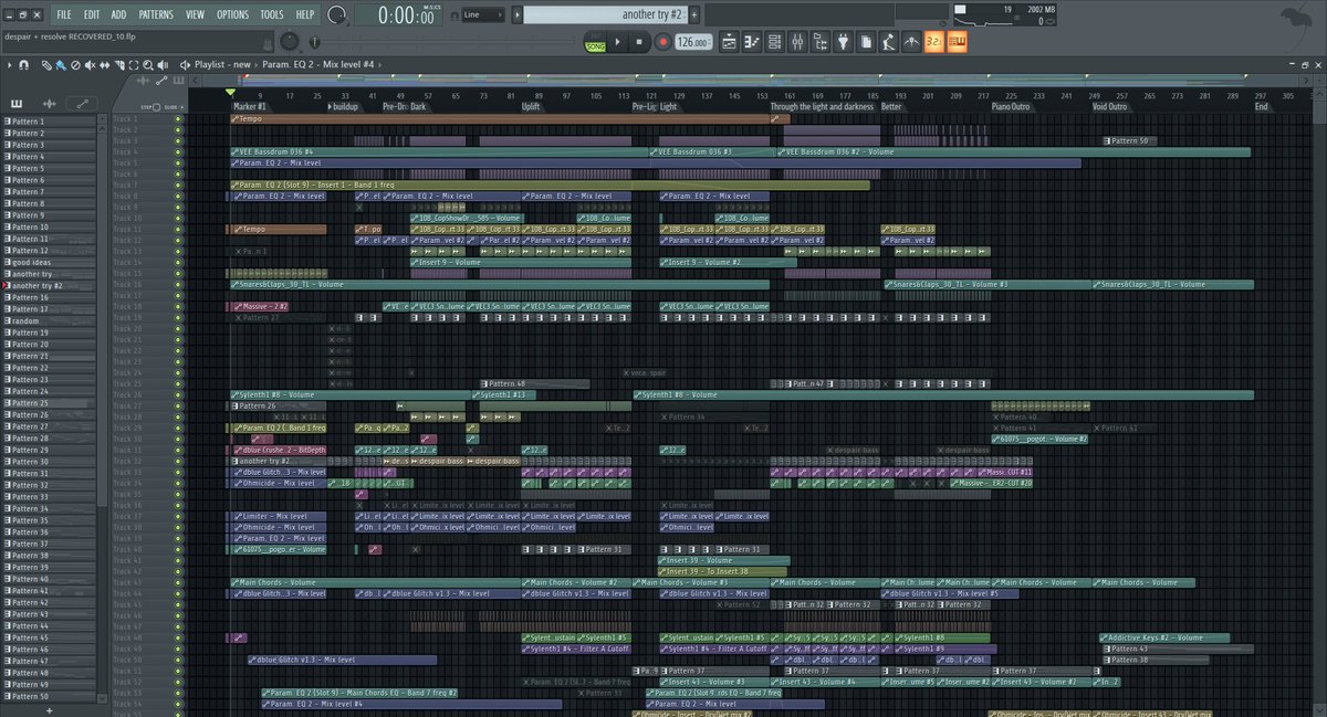 silhouetted_'s tweet photo. no video today because I'm about to spend the entirety of next week mixing this monster 

Also an in advance RIP to my ears

#8BarLoop #Day34 https://t.co/QJXXWJzKGT