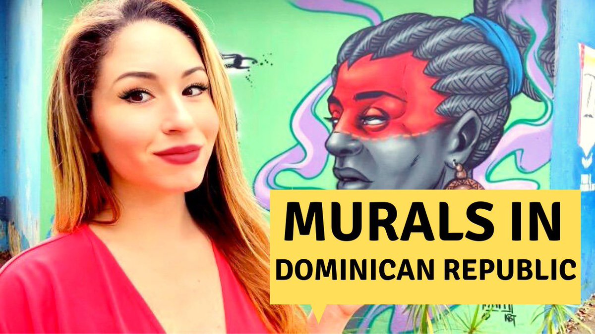 BecaCastel's tweet photo. I found SO MANY incredible #streetart #murals throughout the #Dominican Republic last year. I had to create this video for you all! Click the link https://t.co/QDnpxVM7yq https://t.co/iDM8CQRnmr
