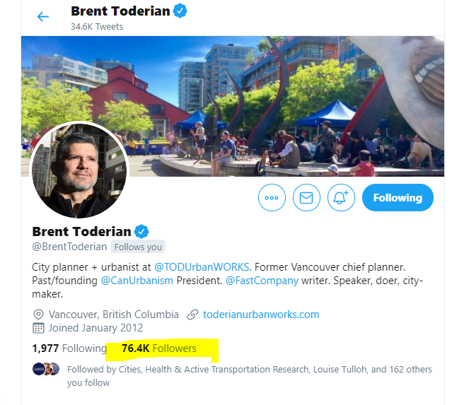 BJSM_BMJ's tweet photo. I find myself retweeting a lot from city-builder @BrentToderian. Consider following Brent if you are interested in physical activity. #ShapeThePath https://t.co/jrBNR7p1h4