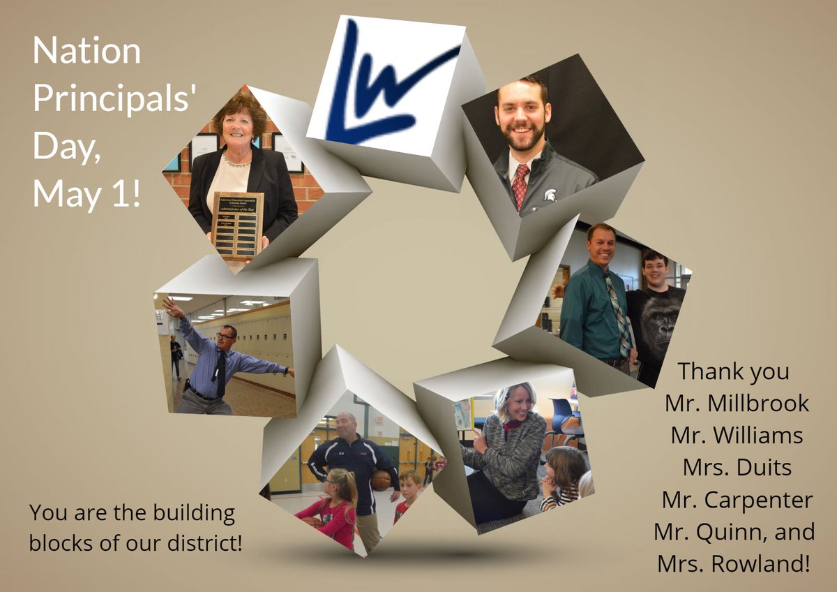 Happy #nationalprincipalsday <a href="/LakewoodPS/">Lakewood Schools</a> principals! You all are amazing! <a href="/lms_principal99/">LMS Principal</a> <a href="/Lakewood_AD/">Lakewood AD</a> @PrincipalLECC <a href="/kcarp111/">@kcarp11</a> <a href="/LWVikings/">Lakewood Athletics</a> <a href="/wackywoodiez/">LHS Student Section</a>