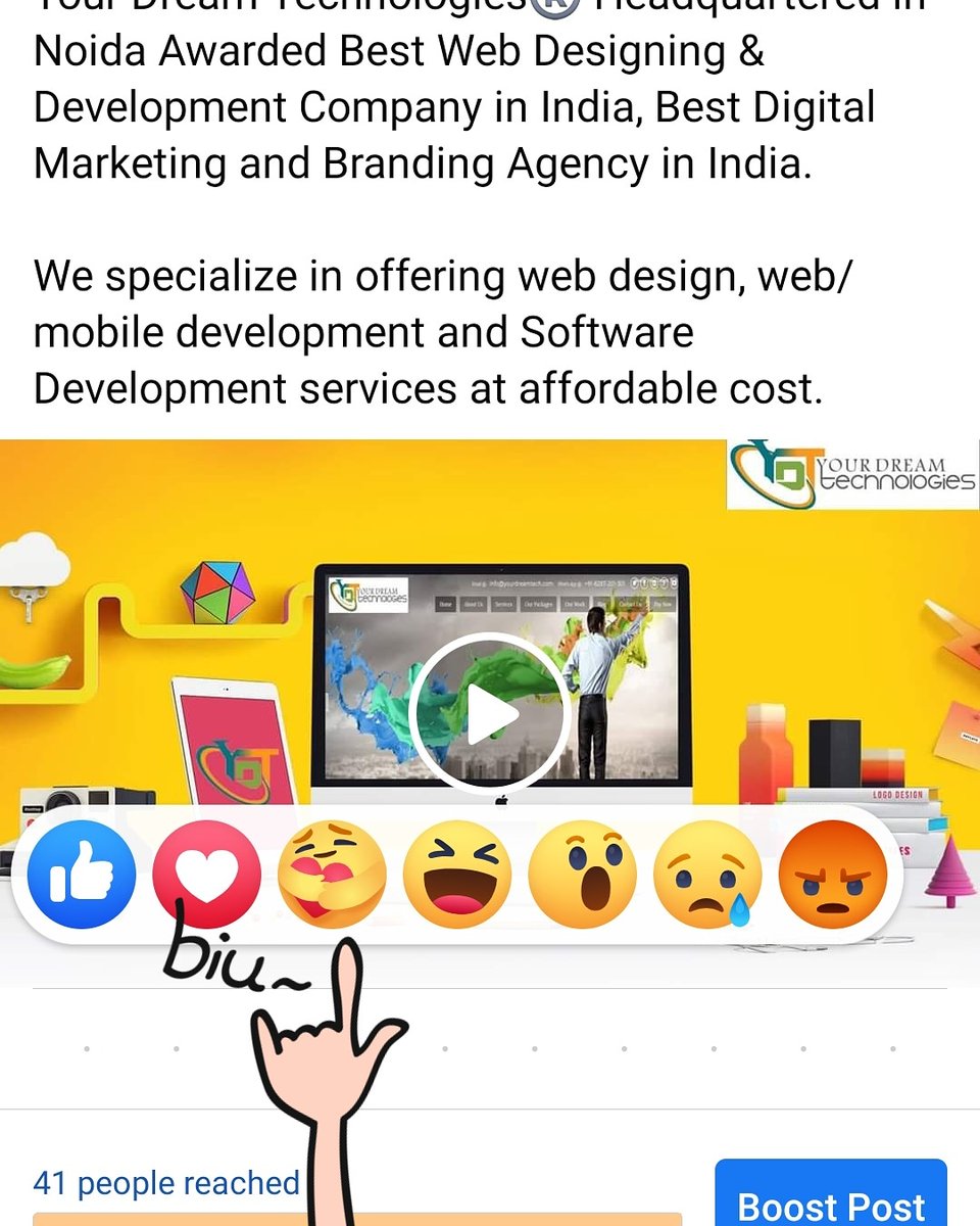 yourdreamtechh's tweet photo. I observed FB added a new care Imoji, have you?

#webdesign #websitedevelopment
#seo #smo #ppc 
#websitedesignindia #webdevelopmentindia #seocompanyindia #seoindia #seoservicesindia #webdesigncompanyindia #webdesignnoida #webdesigndelhi #seodelhi #seonoida #seovaranasi https://t.co/zEKQe1JOqb