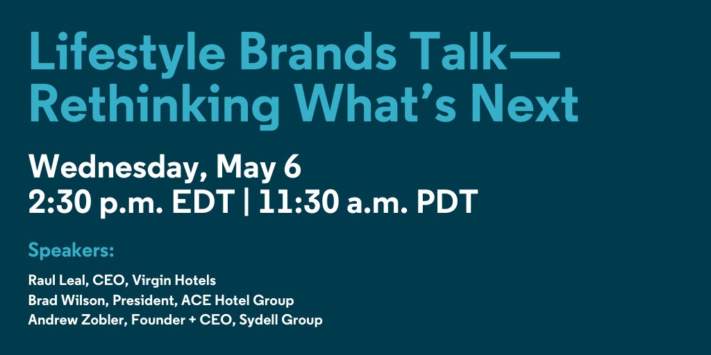 hdexposhow's tweet photo. It’s no secret that lifestyle brands lead the way in extraordinary experiences and identity. On day 2 of virtual HD Expo, tune in to a candid conversation featuring a few of the top brand’s CEOs about what’s new, what’s now, and what’s to come. Register: https://t.co/xLgaoQx4Cn https://t.co/SORI4WC9eB