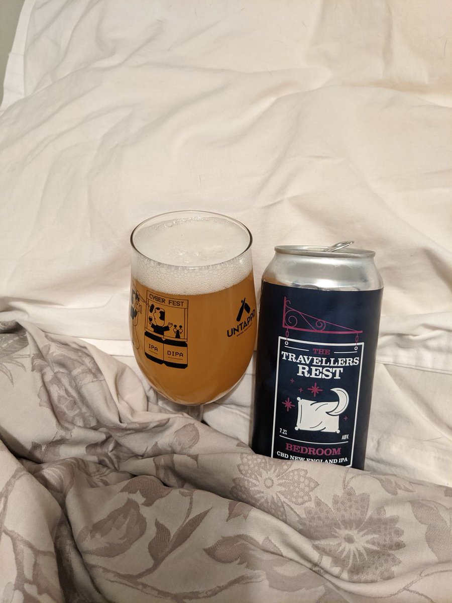 BrewCrew_UK's tweet photo. 🛌🏻 The Travellers Rest by @NMBCo 😴

It's been a hell of pub crawl and this is a great way to end the night. Dank and juicy, a typical New England IPA. I've never had CBD oil before and not sure if it's needed to help me sleep after this lot!

4.5 out of 5 ⭐

#beer #CBD https://t.co/PiLznapOXQ