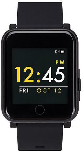 q7 sport black smart watch