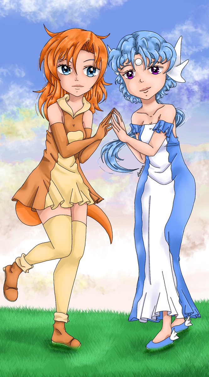 LuvariaDrawing's tweet photo. Avec @dreadrea_21
On a decide de dessiner 3 pokemon de chaque region (รvolution compris)
#drawing #dessin #sketch #art #digital #sonysketch #ibispaint #original #fanart #pokemon #salameche #minidraco #charmander #dratini #gijinka #gijinkapokemon #1generation #1G #kanto https://t.co/BPaKHVSzYF