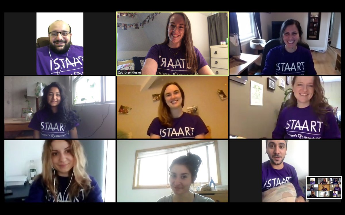 By far the highlight of my week- once a purple person always a purple person!💜 While we won’t get to see each other again in Amsterdam like we thought...at least we can do it virtually!! #ENDALZ <a href="/alzassociation/">Alzheimer's Association</a> <a href="/ISTAART/">ISTAART</a> #AAIC20