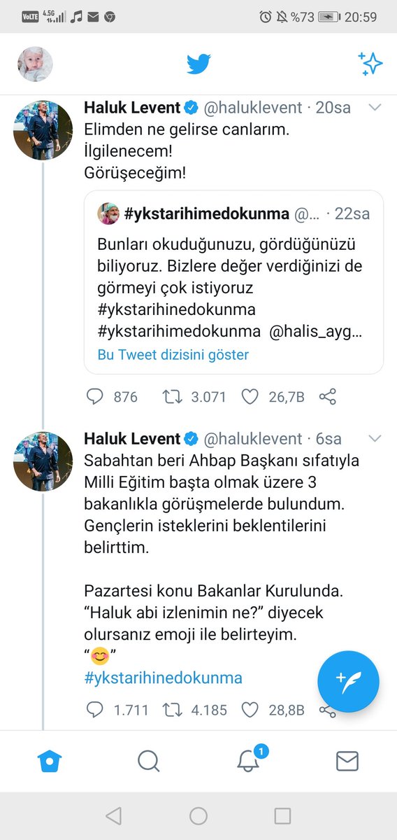 Lütfen bizimde sesimizi duyun artık herkes çok zor durumda herkesin bakması gereken ailesi sevdiği var hakkımız olanı istiyoruz pazartesi günü bizde güzel açıklamalar bekliyoruz sesimizi duyun lütfen <a href="/haluklevent/">Haluk Levent ( Ahbap Ekibi )</a> #askereçiftebayram