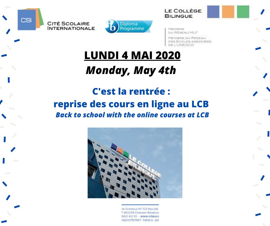 Le Collège Bilingue de Dakar tweet media