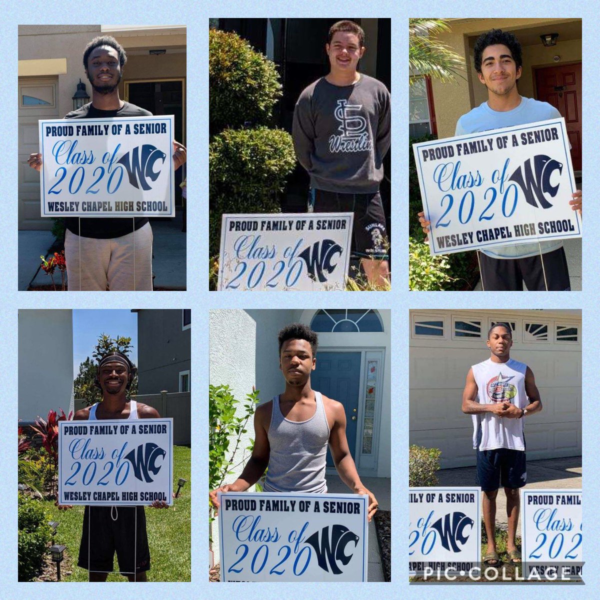 WCHS_Wildcats's tweet photo. The community and teachers at WCHS came together to honor our Class of 2020 by purchasing a sign for every Senior! https://t.co/kHeMEiPDsX