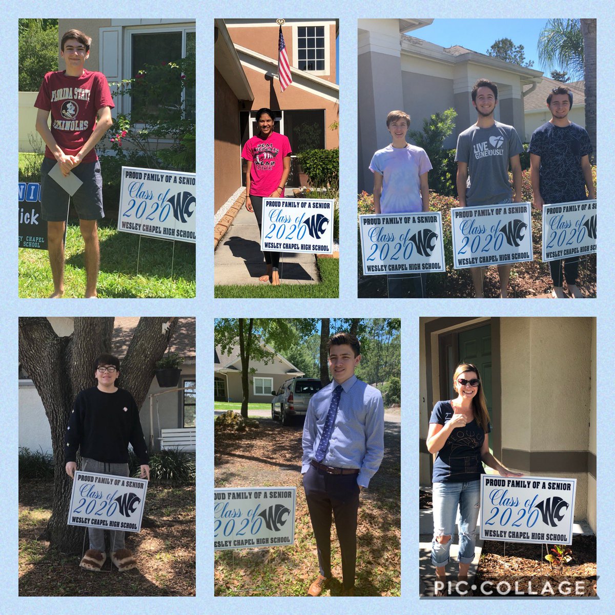 WCHS_Wildcats's tweet photo. The community and teachers at WCHS came together to honor our Class of 2020 by purchasing a sign for every Senior! https://t.co/kHeMEiPDsX