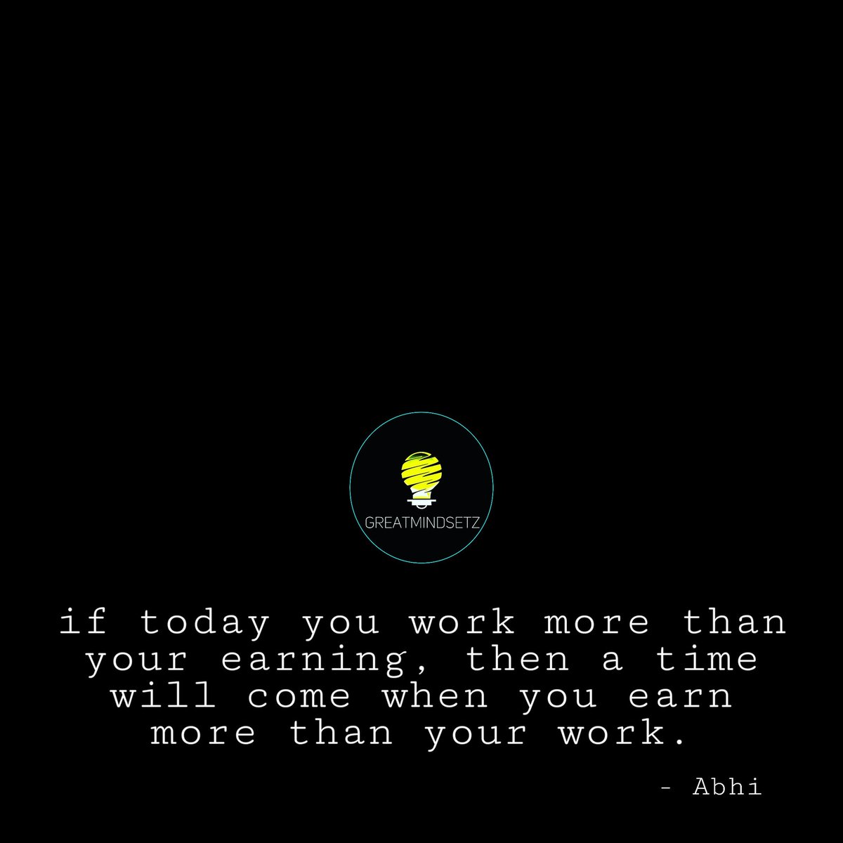 greatmindsetz's tweet photo. Follow @greatmindsetz
So go harder and harder, give more than 100%. One day definitely this will more than worth it.
#hardwork #harder #goharder #donotstop #doharder #dohardwork #greatmindsets #greatvibesonly #achiever #achieve #apnatimeaayega #achieveyourgoals #qoutesoftheday https://t.co/6kjdOunG9a