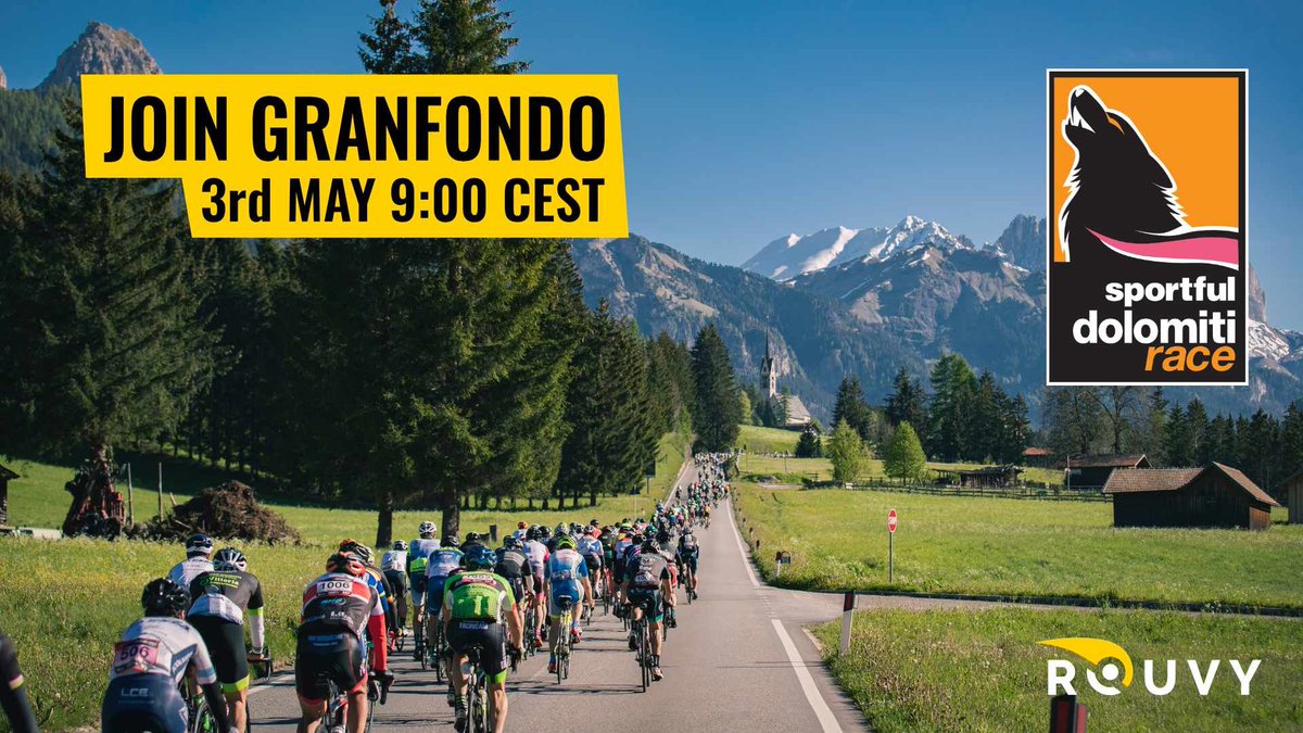 gorouvy's tweet photo. Italian Granfondo will this time lead you through Dolomiti mountains! 🇮🇹

Do not forget to register here: 👉 https://t.co/hkAbgZG3z1 👈

Starting tomorrow (Sunday 3rd May) at 9:00 am CEST.  ⏰
.
.
#GoRouvy #Rouvy #IndoorReality #VirtualTraining #RouvyLife #WattMania #Cycling https://t.co/LsP9HPvn7v