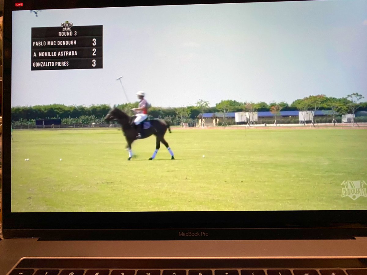 melissaganzi's tweet photo. Round 3 #SkillsoftheGame is on now @ChukkerTV #livepolo 🐎🐎🐎 @SantaRitaPolo https://t.co/nHePVsbwUg