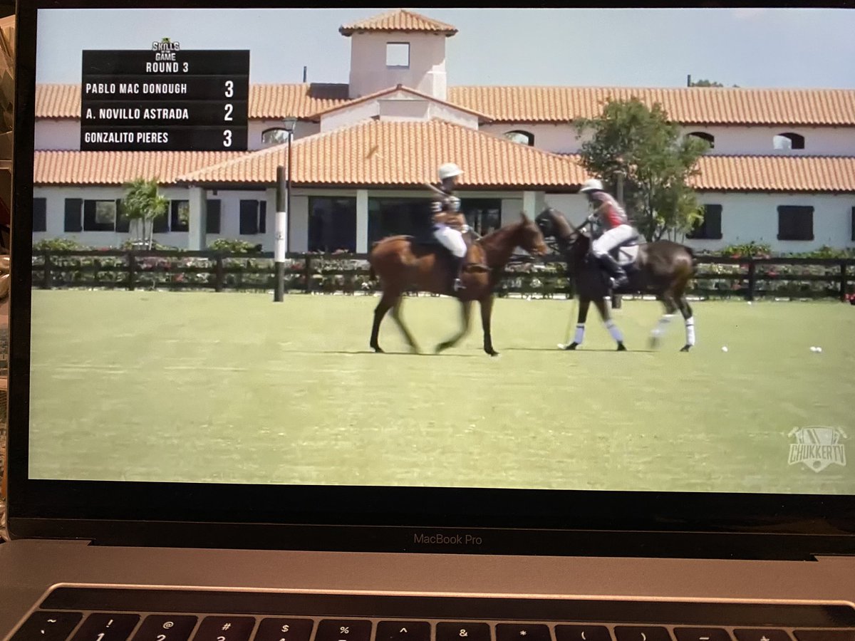 melissaganzi's tweet photo. Round 3 #SkillsoftheGame is on now @ChukkerTV #livepolo 🐎🐎🐎 @SantaRitaPolo https://t.co/nHePVsbwUg