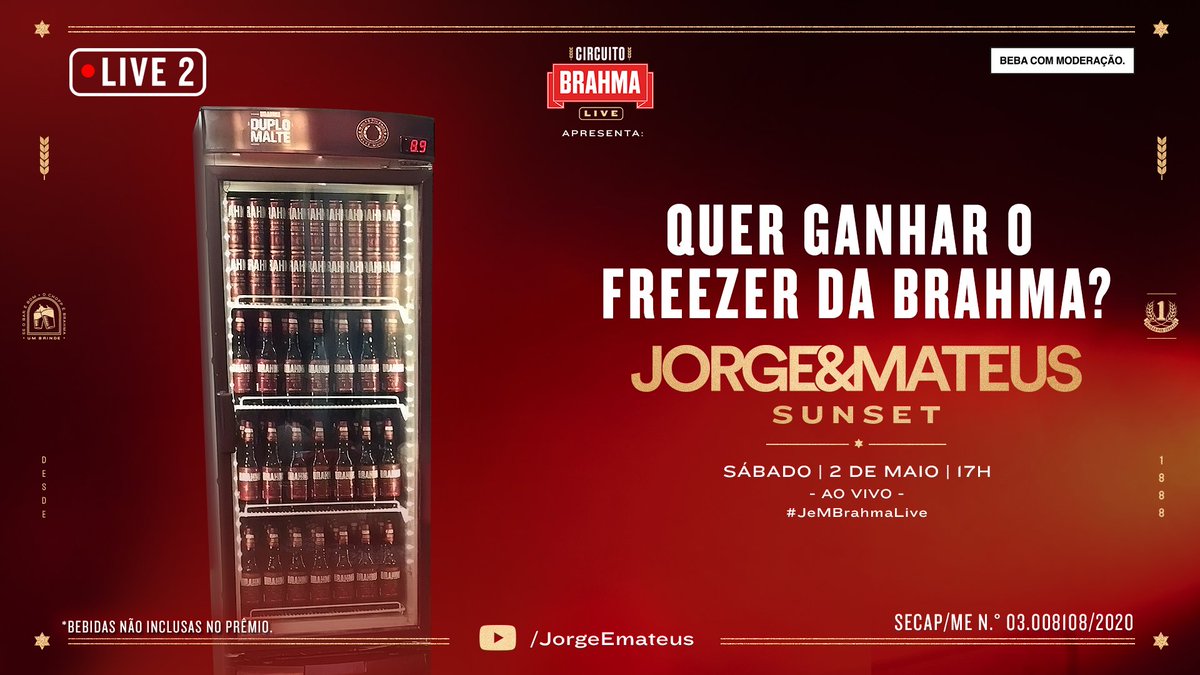 Oledobrasil's tweet photo. ATENÇÃO! Sabia que você pode ganhar a Geladeira @brahmacerveja Duplo Malte? 

Para participar, é só tuitar usando #JeMBrahmaLive. O tuíte com mais RTs leva! Tuíte quantas vezes quiser!

Faça diferente do atacante do seu time e não perca essa chance! 😂😂

#AprecieComModeração #ad https://t.co/PLwHfPZNYJ