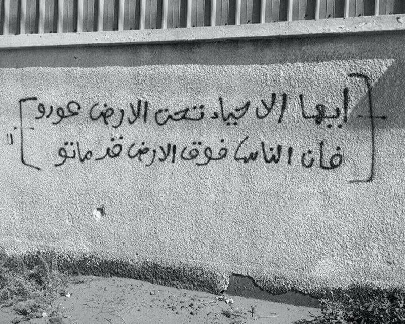 "ey toprağın altındaki diriler geri dönün!
Çünkü toprağın üstündeki insanlar çoktan öldüler."