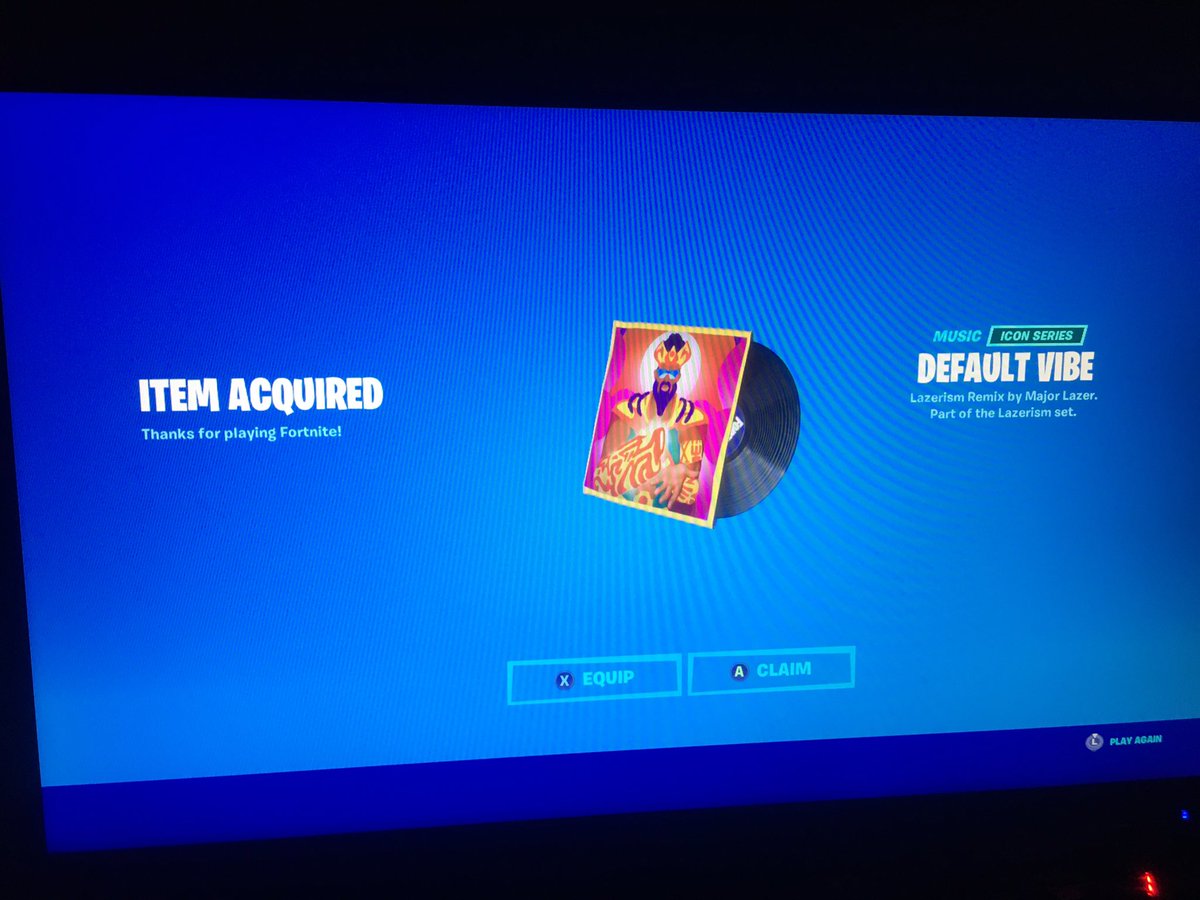 JackBeal05's tweet image. So I’ve been doing a few challenges and got 200 vbucks. I knew I had to buy this music pack. Might have to try learn it on the drums 🥁#codekip @KipClicks