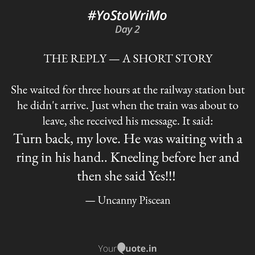 uncanny_piscean's tweet photo. Here's a #collab prompt for #yostowrimo. Take this story forward. For as long or as short as you desire. #thereply #yourquoteandmine
Collaborating with YourQuote Baba
Read my thoughts on @YourQuoteApp at https://t.co/aobizqoWF7 https://t.co/yWYLFYJv4F